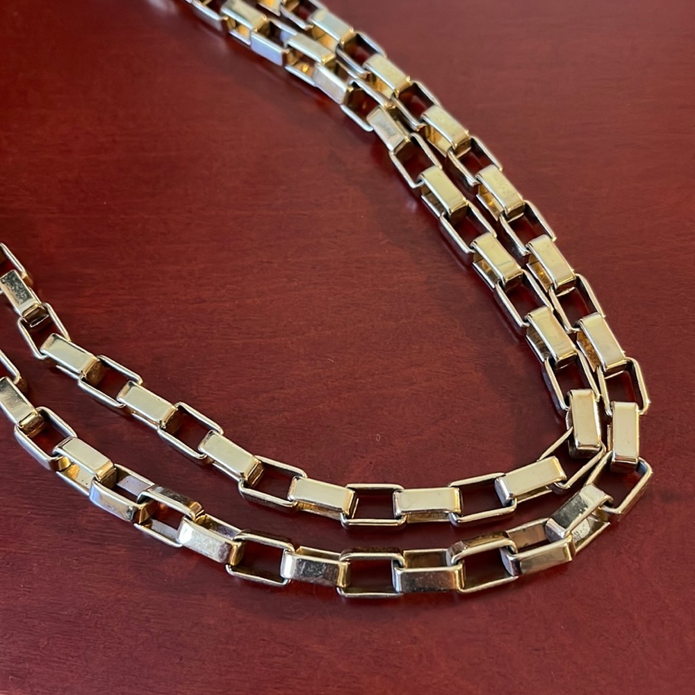 5/$15✨ Double layer chain necklace